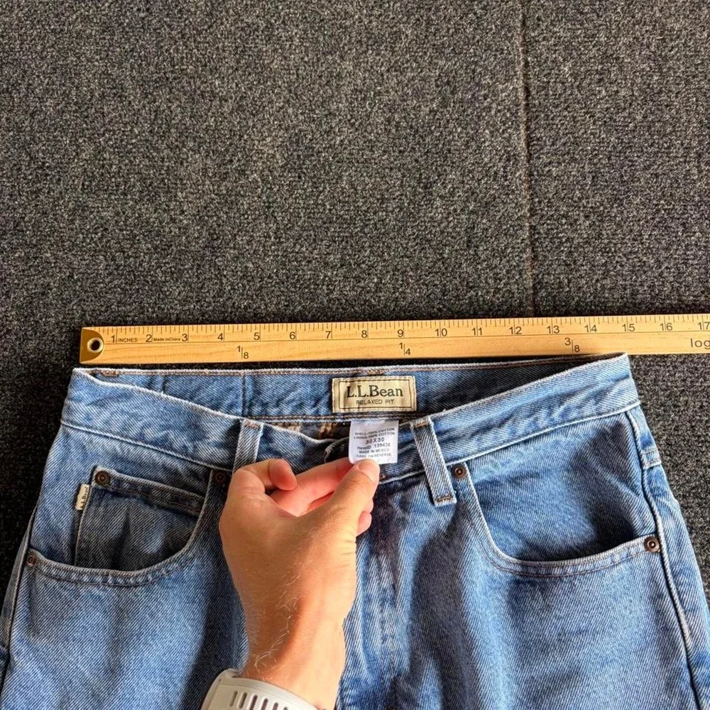 L.L. Bean measurements waist